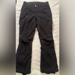 Columbia medium fleece lined snow pants. Black. Excellent condition